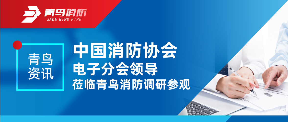 青鳥資訊 | 中國消防協會電子分會領導蒞臨青鳥消防調研參觀